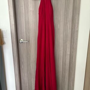 Elegant Red Evening Gown